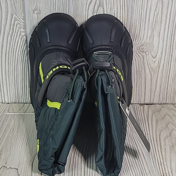 Sorel Flurry Waterproof Insulated Snow Boot Spruce Green Kids Toddler Size 8 NEW - Picture 9 of 12
